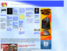 Tablet Screenshot of foosballheaven.com